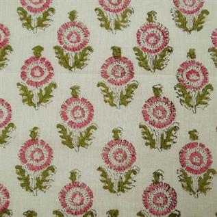 Block Cotton Printed Fabric