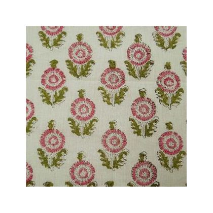 Block Cotton Printed Fabric