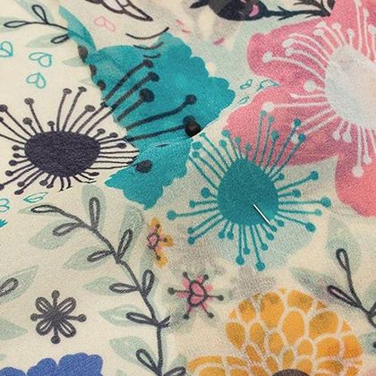 Printed Silk Fabric