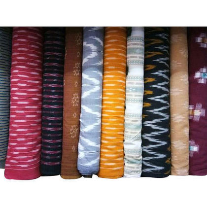 Cotton Handloom Ikat Fabric