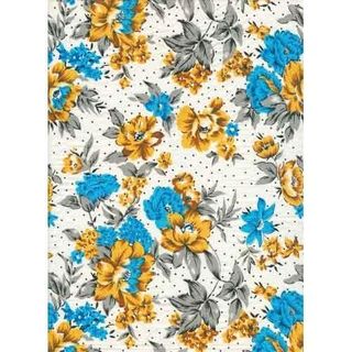 Cotton Printed Blended Fabric