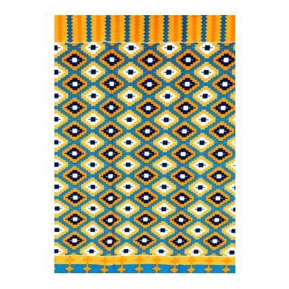 African Embroidered Fabric