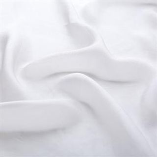 White Silk Woven Fabric