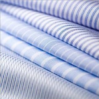 Stripe Design Polyester Viscose Shirting Fabric