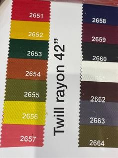 Liva Certified Twill Fabric