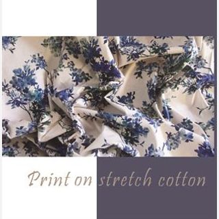 Cotton Stretch Blended Fabric