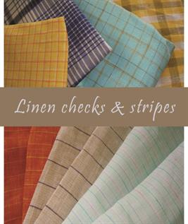 Fine Linen Checks Fabric