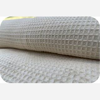 Waffle Weave Cotton Greige Fabric