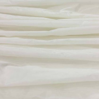 Plain White Silk Fabric