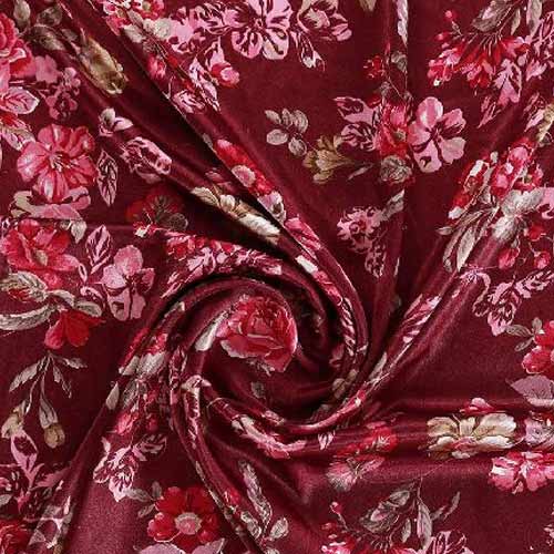 Satin Printed Woven Fabric