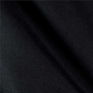 Plain Black Cambric Cotton Fabric