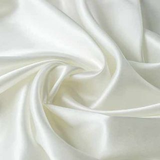Raw-White Silk Fabric