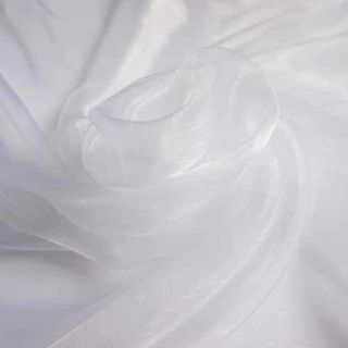 White Organza Fabric