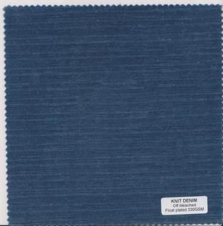 Cotton Knitted Denim Fabric