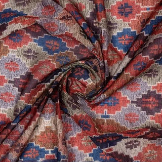 Ethnic Polyester Fabric