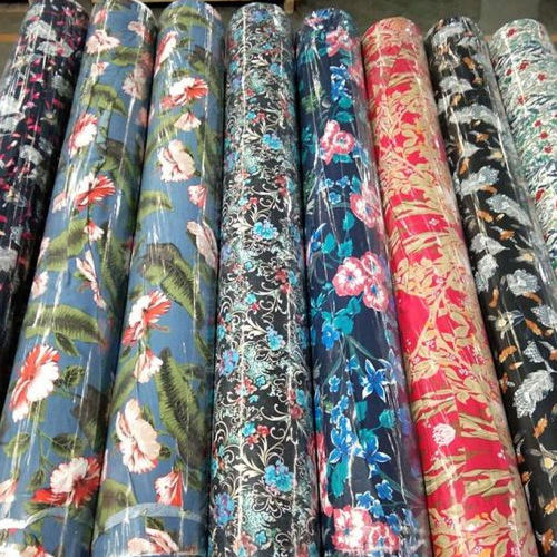 Rayon Printed Fabric