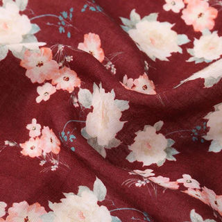 Woven Ramie Dyed Printed Fabric