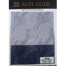 Knitted Print Satin Cotton Fabric