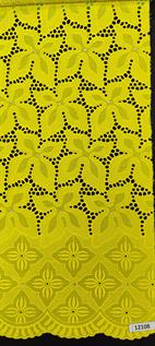 Cotton Embroidery Woven Fabric
