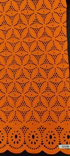 Cotton Embroidery Woven Fabric