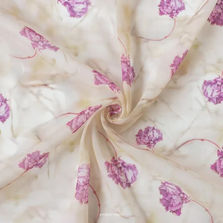 Printed Organza Woven Fabric