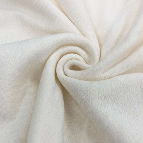 Cotton Knitted White Fabric