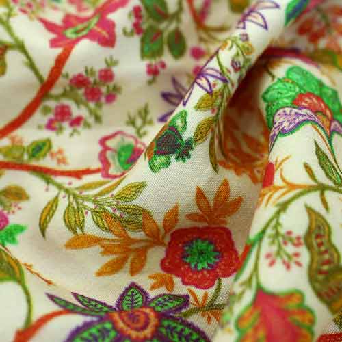 Rayon Digital Printed Fabric