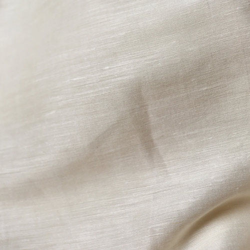 Linen Silk Blend Woven Fabric