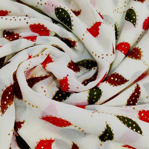 Georgette Woven Printed Fabric