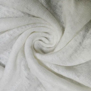 Pure White Bamboo Fabric