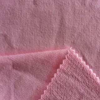 French Terry Knitted Dyed Fabric