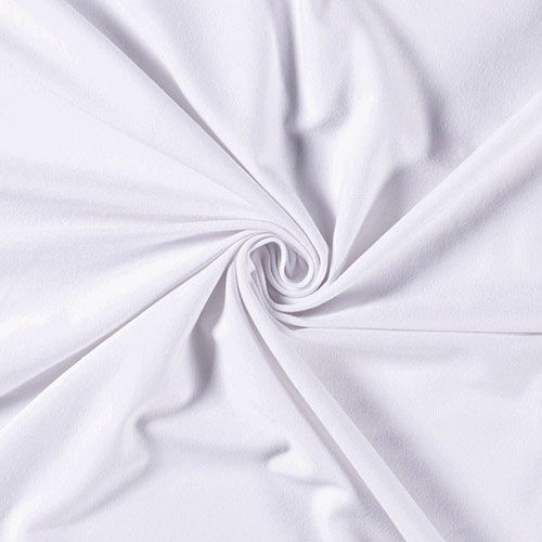 Poplin White Fabric