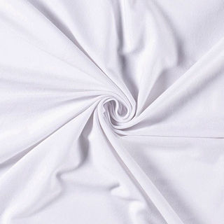 Poplin White Fabric