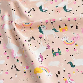 Single Jersey Fabric with Baby Prints