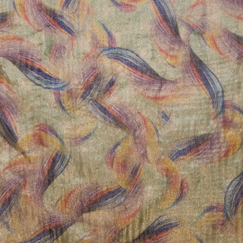 Tissue Crushed Print Fabric