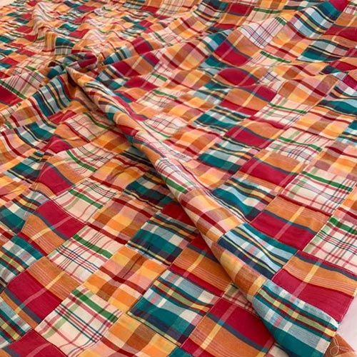 Cotton Madras Patchwork Fabric