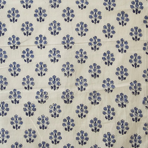 Organic Cotton Block Print Fabric