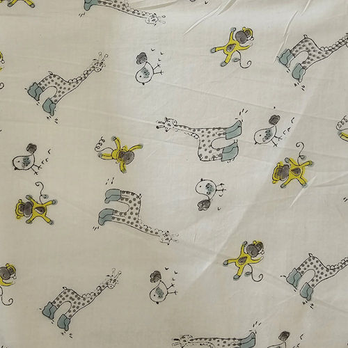 Organic Block Print Cotton Fabric