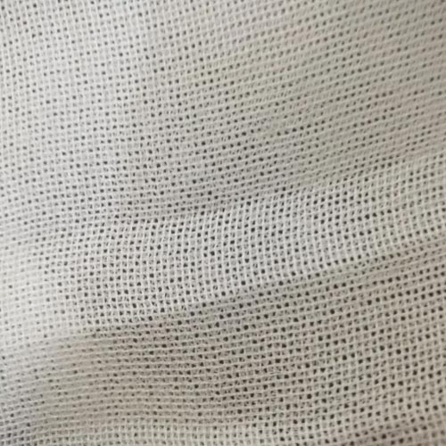 Woven Greige Tulle Mesh Fabric