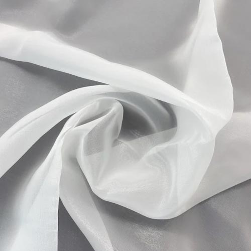 Greige Polyester Tulle Fabric