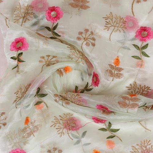 Organza Embroidery Fabric