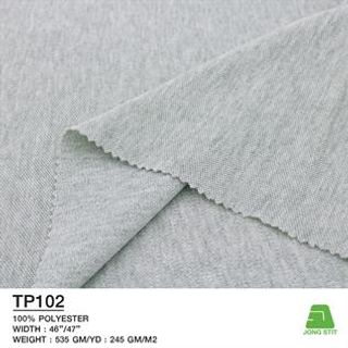 Melange Polyester Knitted Fabric