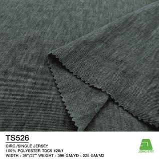 Polyester Knitted Single Jersey Fabric