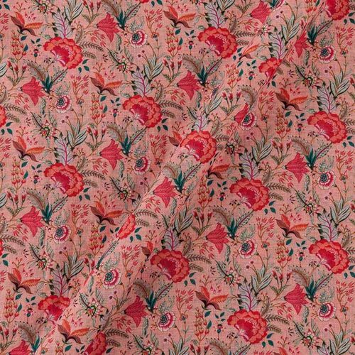 Cotton Linen Lycra Blend Fabric