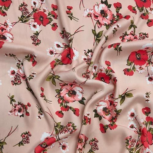 Nylon Satin Printed Woven Fabric