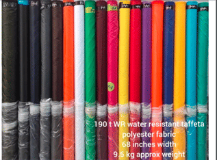 Water Resistant Taffeta Polyester Fabric