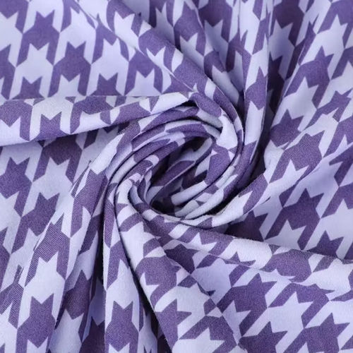 Printed Knitted Interlock Fabric