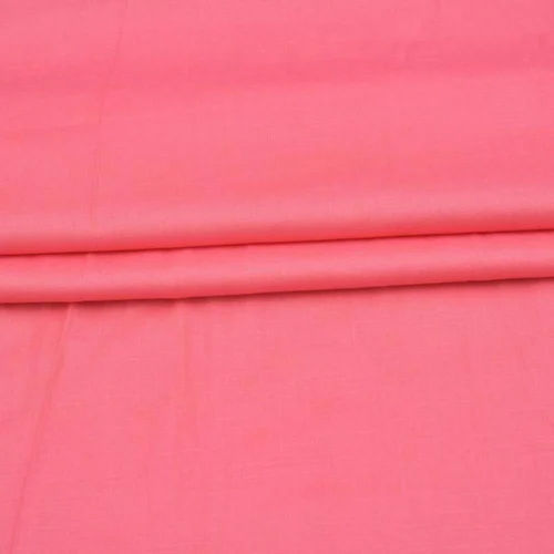 Cotton Solid Dyed Woven Slub Flex Fabric