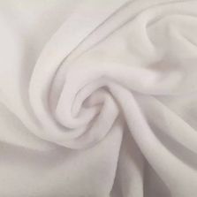 Plain White Fleece Fabric