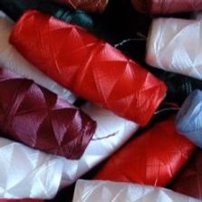 Dyed, Fotr Embroidery , 100 % Cotton & Polyester Yarn